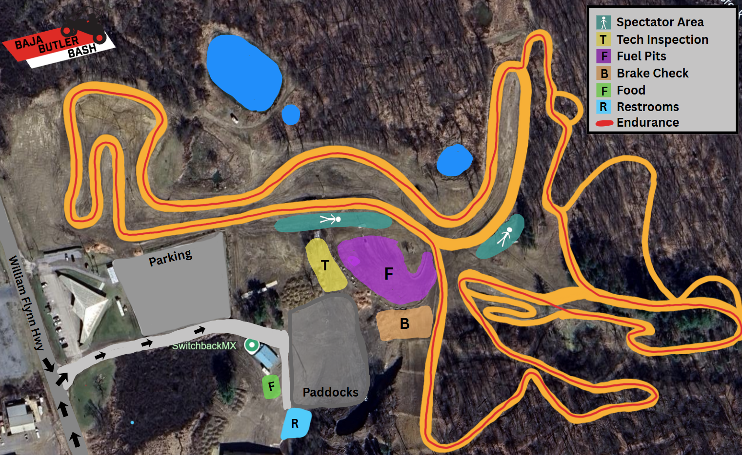 Butler Bash 2025 Map